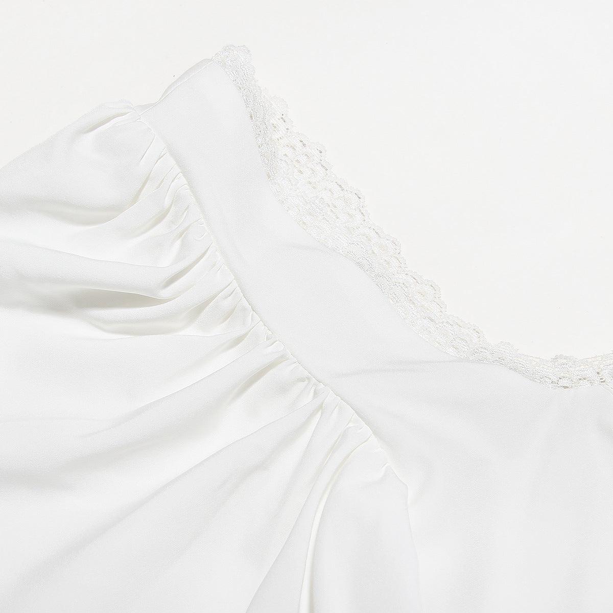 Callie Bustier Dress with Puff Sleeves