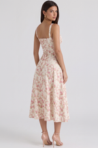 Mavie Bustier Midi Dress