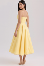 Cloe Midi Dress – Double-Layer Design