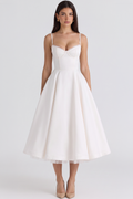 Cloe Midi Dress – Double-Layer Design