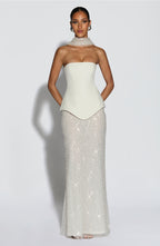Allaire Maxi Skirt - Ivory