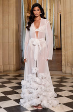 Anwen Dressing Gown - Ivory