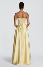 Asterin Maxi Dress - Lemon