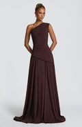 Bianca Maxi Dress - Plum Brown