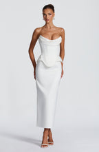 Calliope Midi Skirt - Ivory