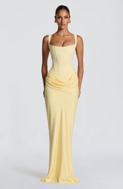 Cornelia Maxi Dress - Lemon
