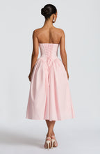 Darla Midi Dress - Blush