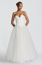 Ethel Maxi Skirt - Ivory