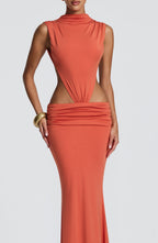Fenella Maxi Dress - Burnt Orange