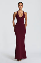 Fern Maxi Dress - Cherry Lacquer