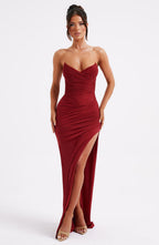 Giovanna Maxi Dress - Wine
