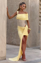 Henrietta Maxi Skirt - Lemon