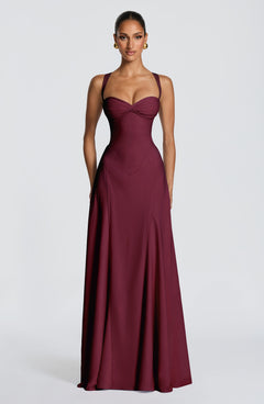 Irie Maxi Dress - Cherry Lacquer