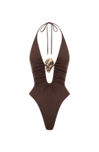 Joni Swimsuit - Plum Brown