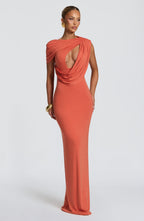 Kalina Maxi Dress - Burnt Orange