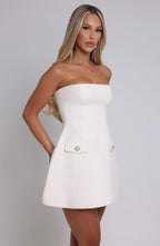 Lottie Mini Dress - Ivory
