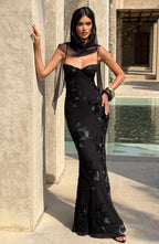 Nefertiti Maxi Dress - Black