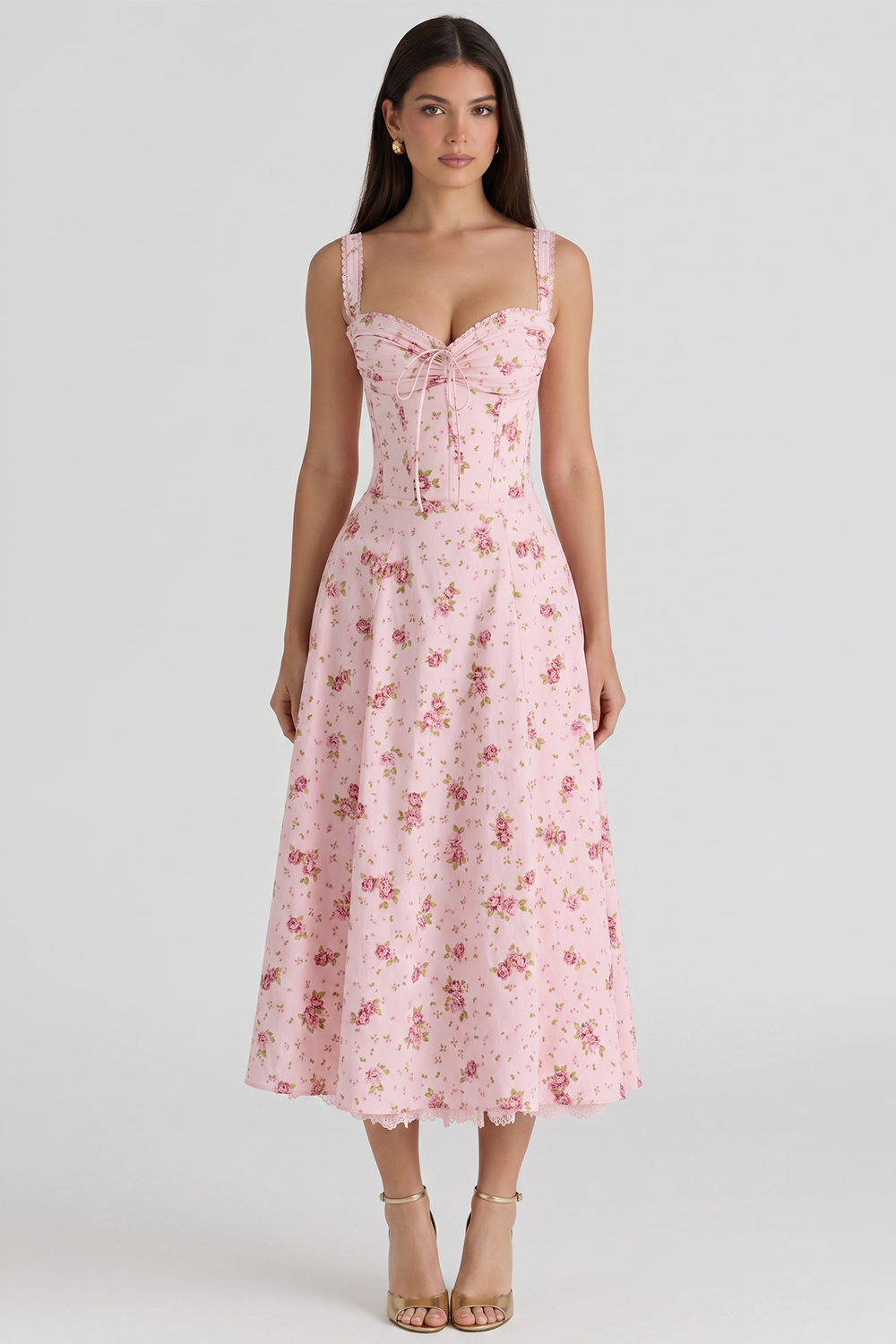 Valentina Lace Bustier Dress
