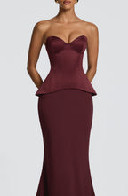 Ravenna Corset - Cherry Lacquer