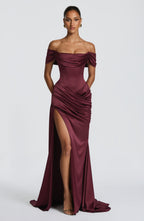 Riona Gown - Cherry Lacquer