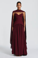 Romy Cape - Cherry Lacquer