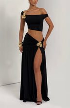 Saira Maxi Skirt - Black
