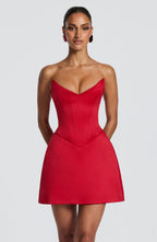 Torin Mini Dress - Red