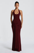 Veneda Maxi Dress - Cherry Lacquer